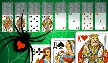 Spider Solitaire - Russisches Deck