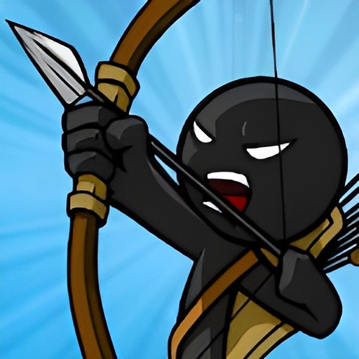 Red stick archer icon