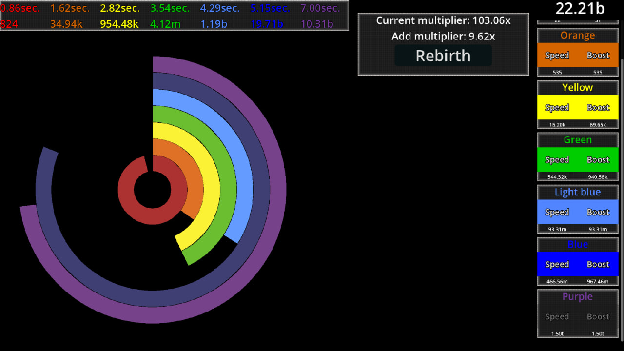 Relaxing circles - casual idle — screenshot 3