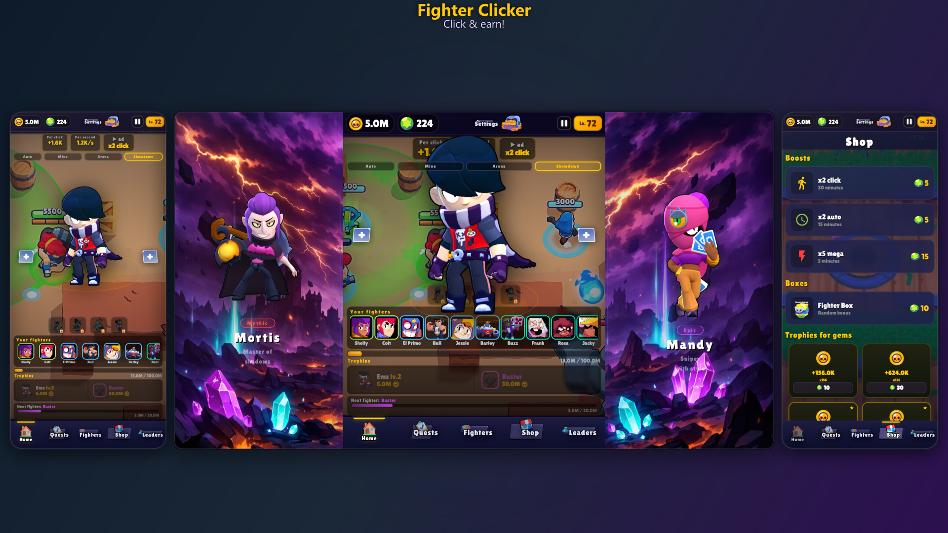 Fighter Clicker — screenshot 4