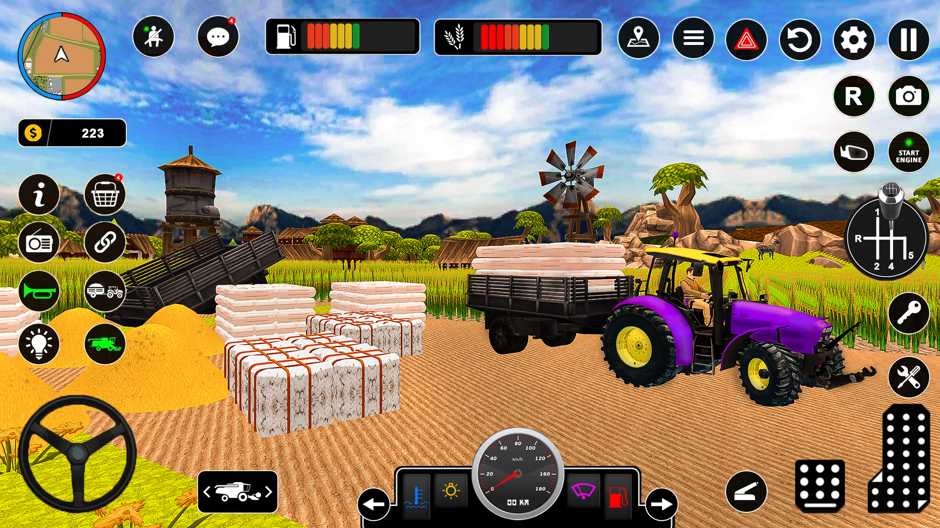Real Tractor Farming Simulator: Village Harvest 3D — screenshot 5