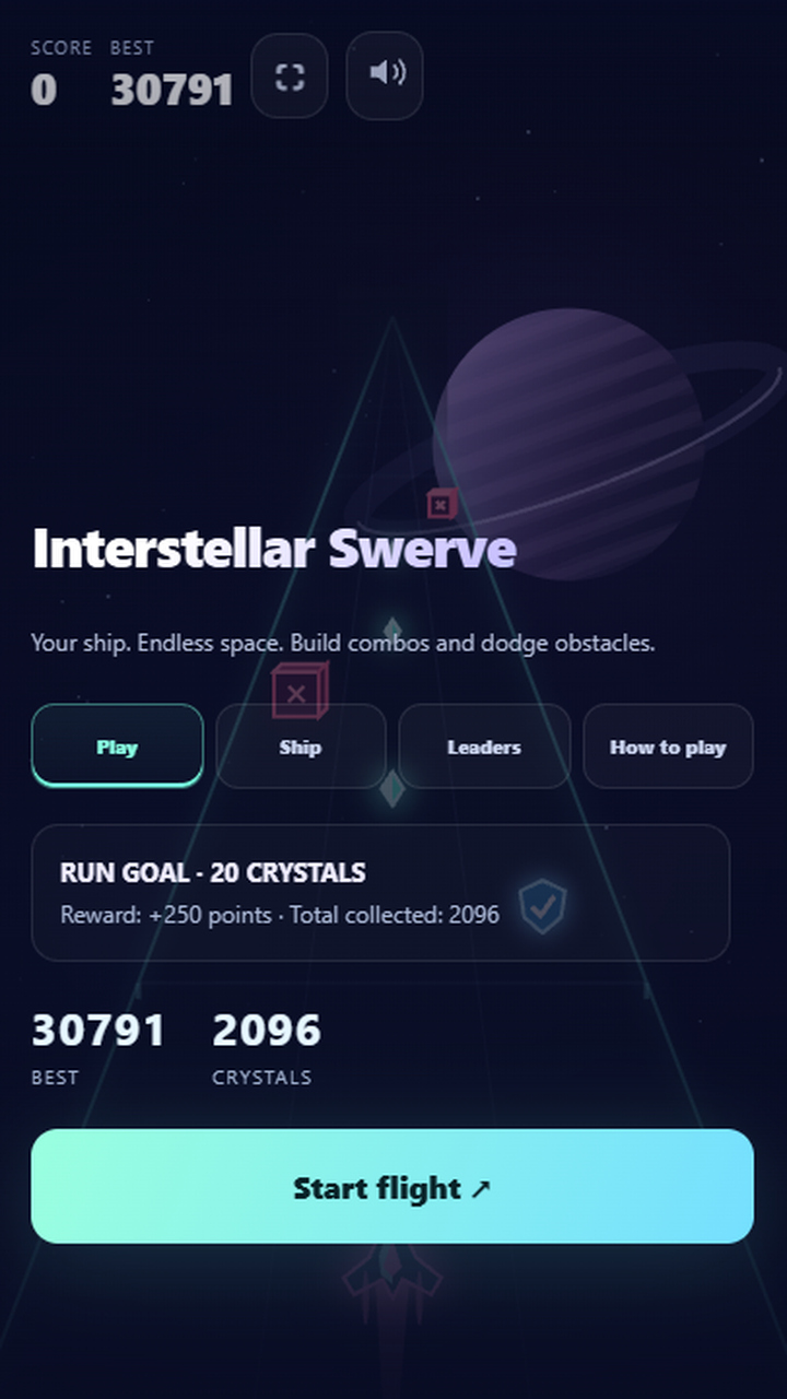 Interstellar Swerve screenshot 4