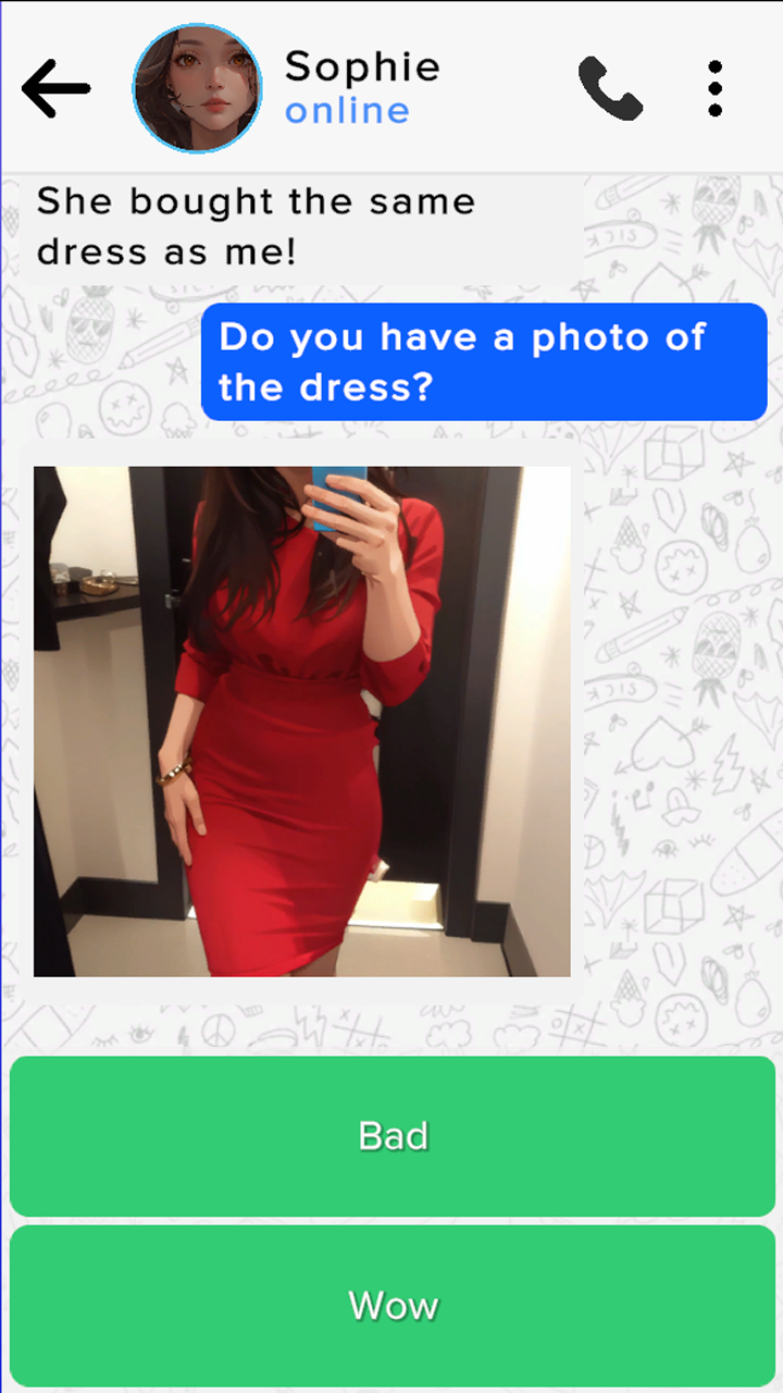 Chat with an anime girl screenshot 4