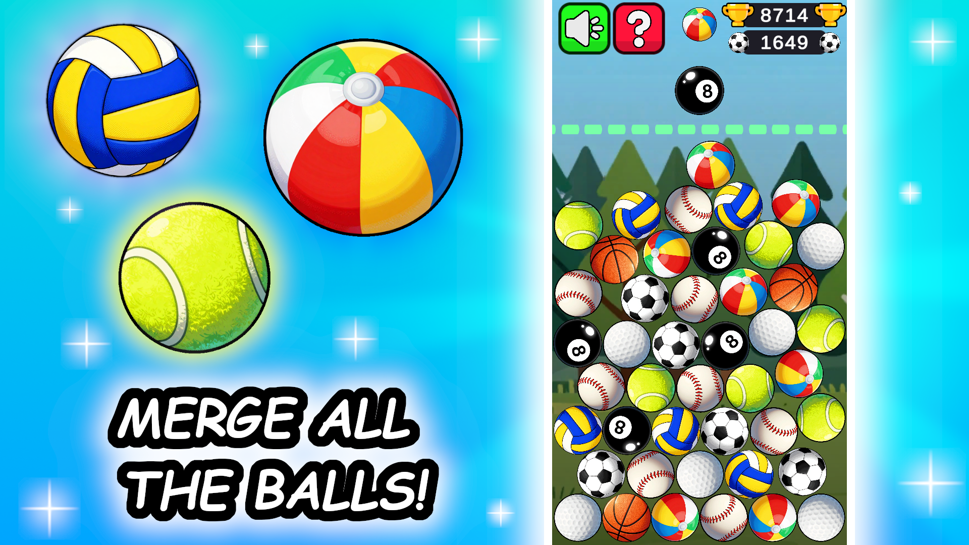 Merge the BALLS!! Sports Relax — screenshot 2