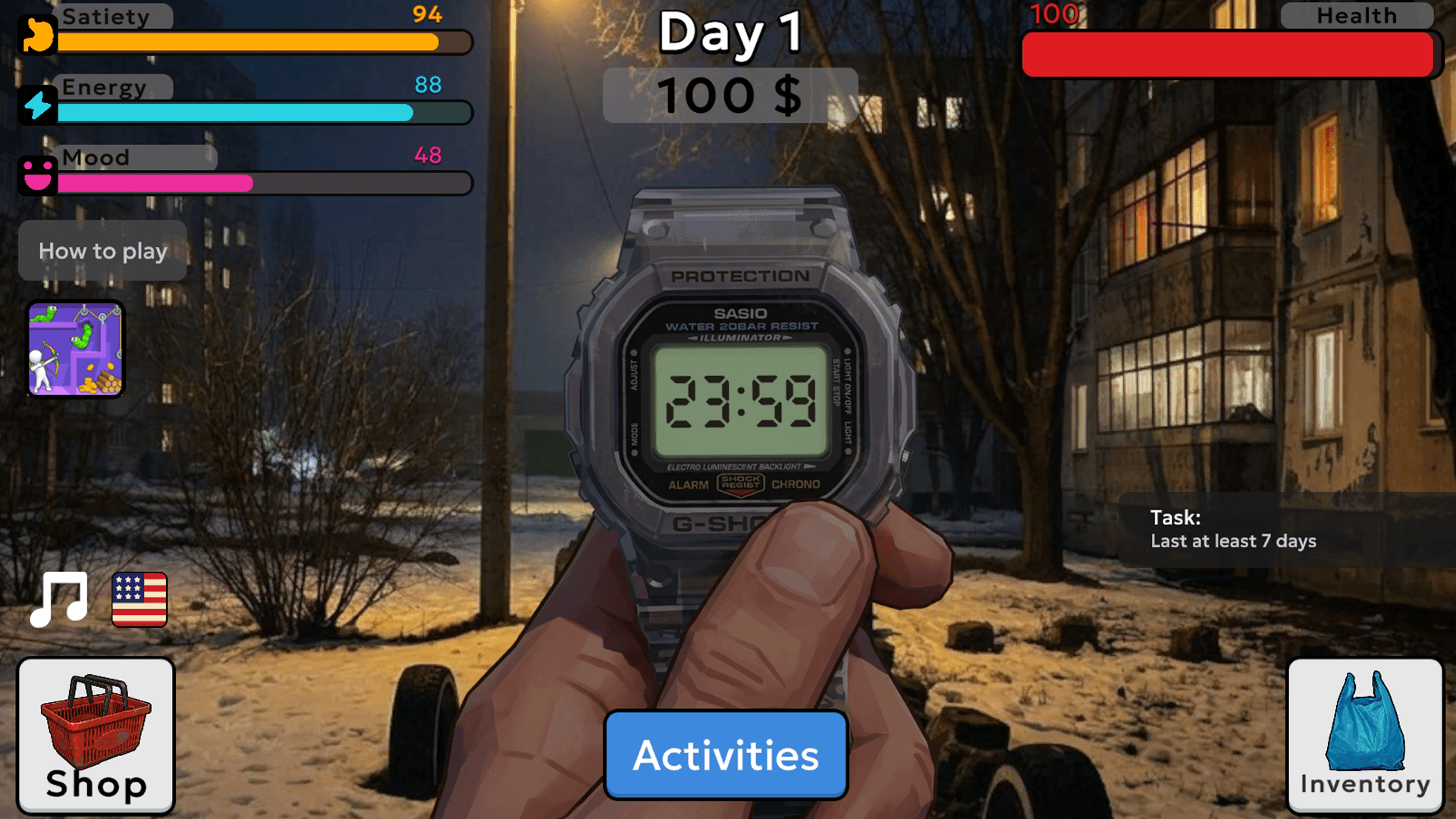 Survival for 100 dollars — screenshot 4