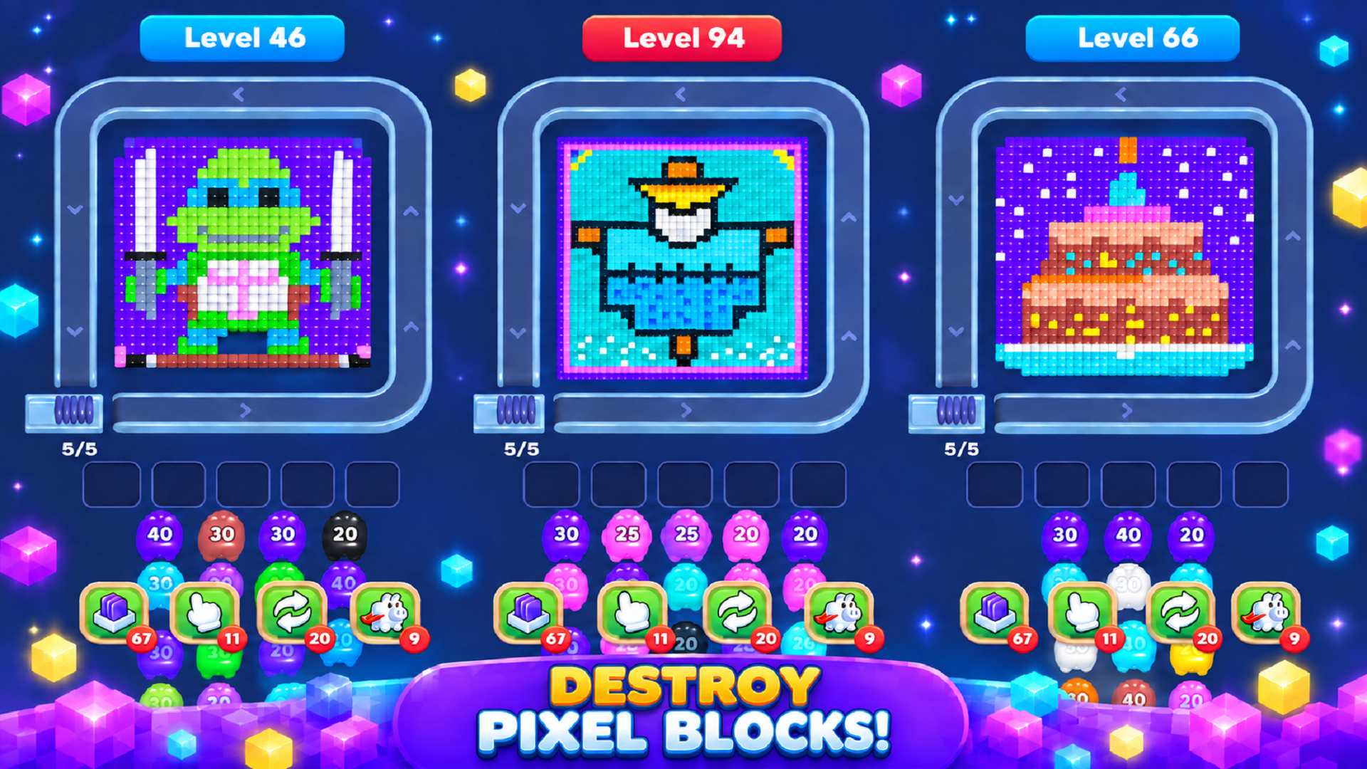 Pixel Mayhem: SHOOT & SMASH! screenshot 1