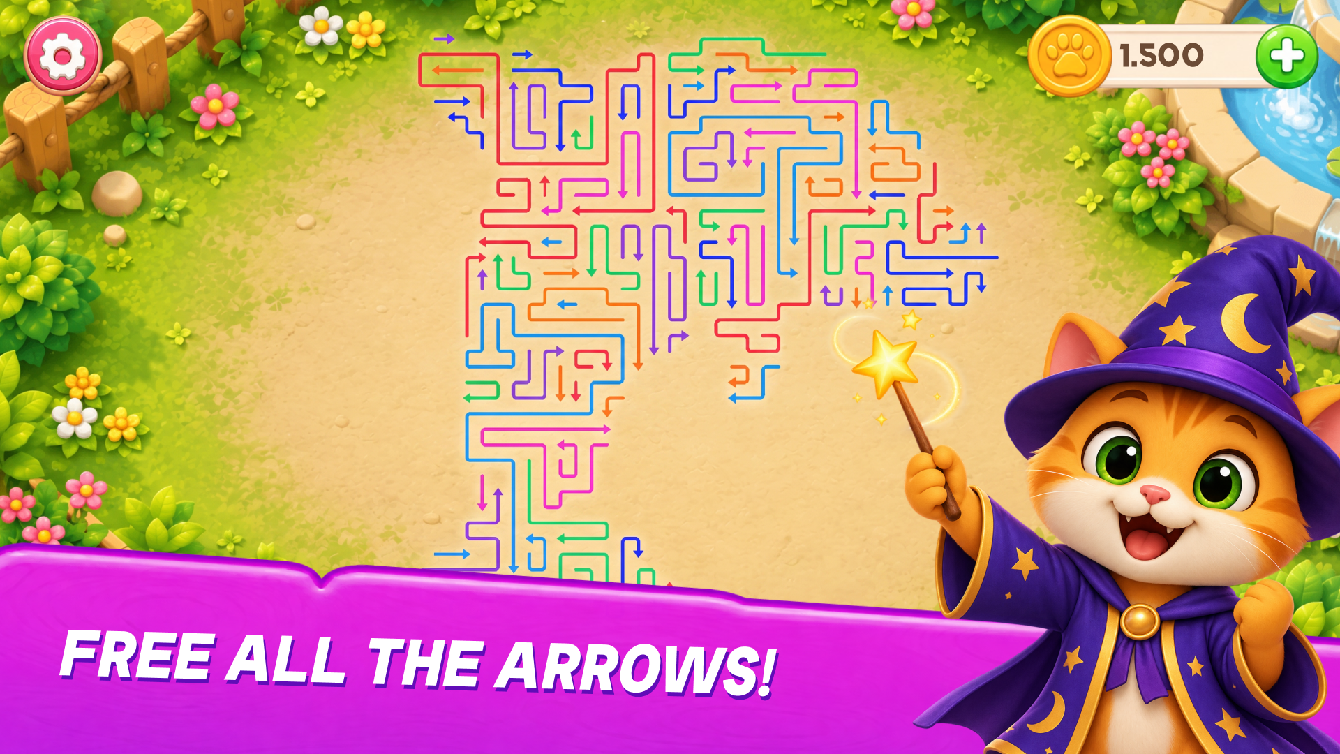 Tap Arrows: Super Cat — screenshot 1
