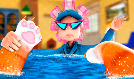 Cat vs Granny. Cat Simulator