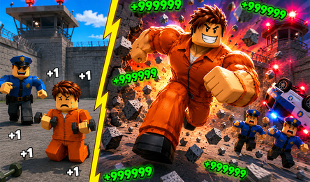 +1 Strength! Prison Escape!