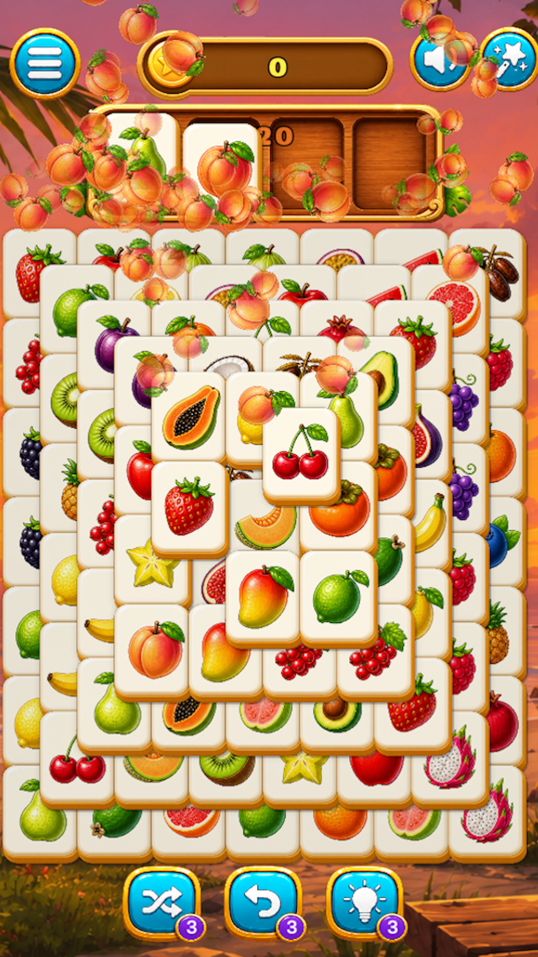 Mahjong: Fruity Mix screenshot 9
