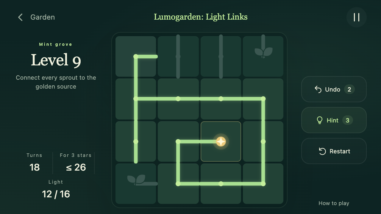 Lumogarden: Light Links — screenshot 3