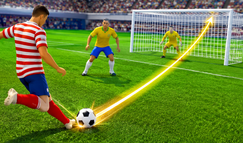 Soccer Aiming Simulator in 3D game cover