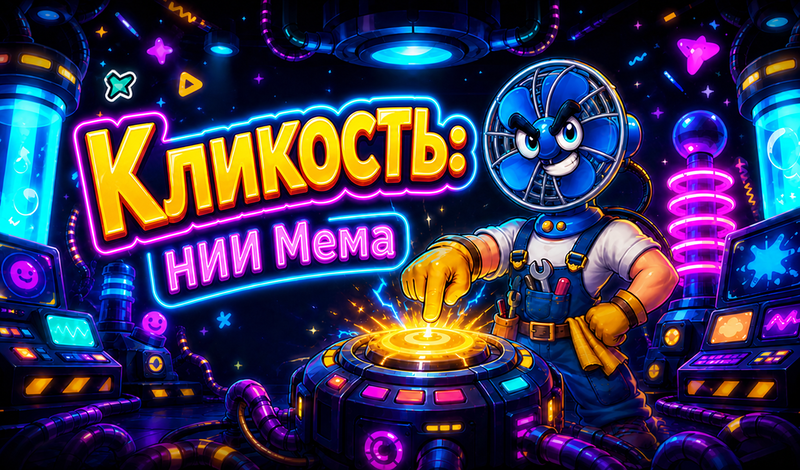 Кликость: НИИ Мема game cover