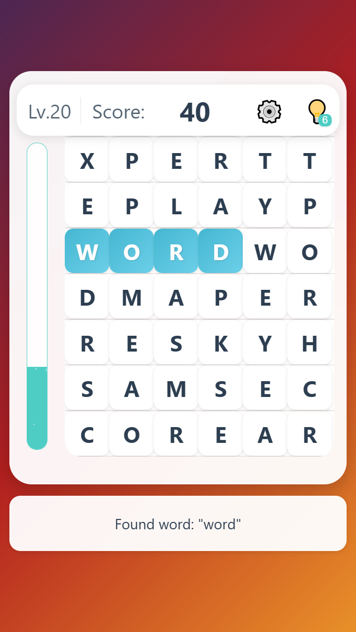 Fillword without end screenshot 4