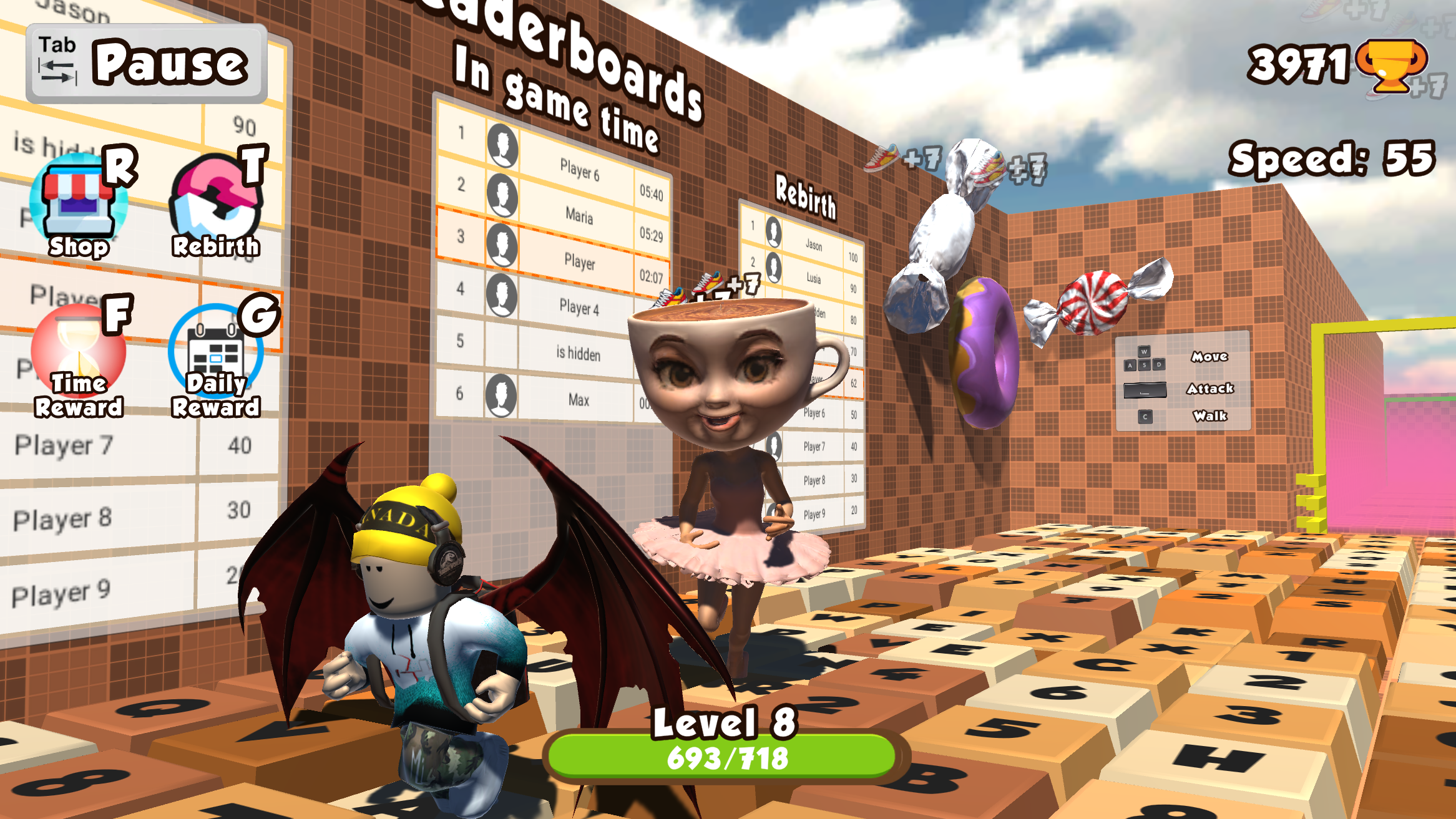 Break the Keyboard Escape: Brainrot Boss Mode Obby — screenshot 2