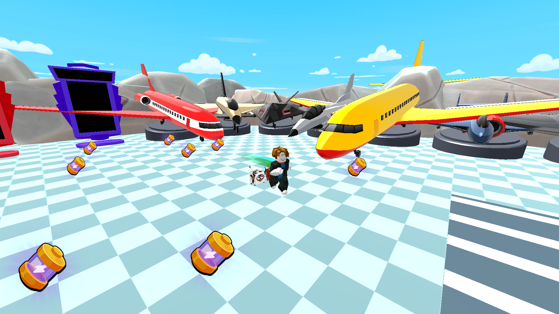 Obby: Fly the Farthest in an Airplane screenshot