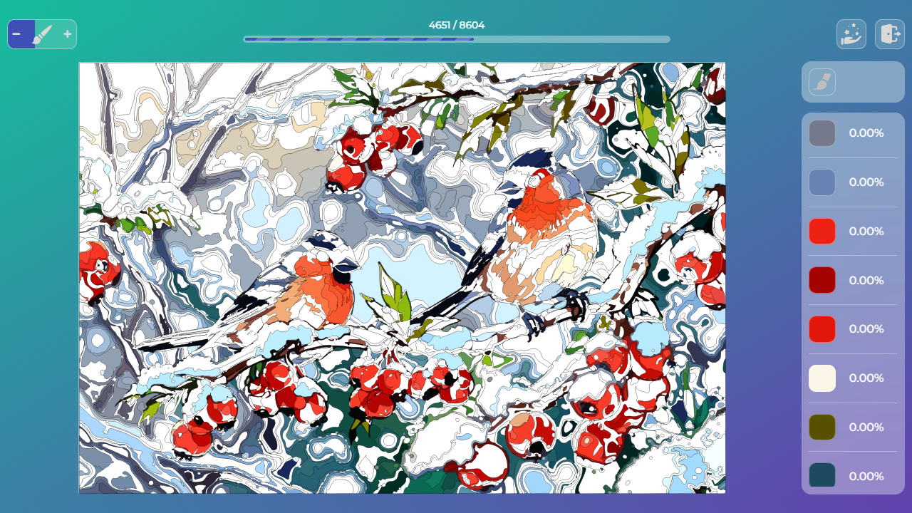 Coloring Book Online - Amazing Animals screenshot
