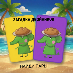 Загадка двойников: найди пары!