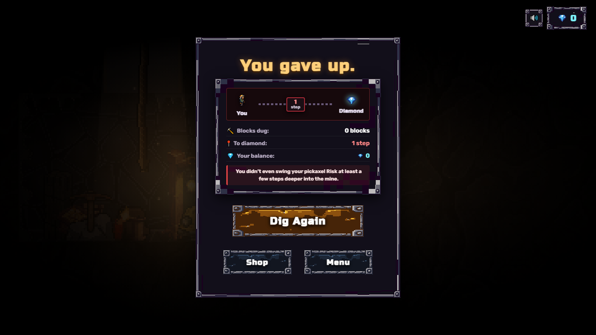 One Step to Diamond — screenshot 3