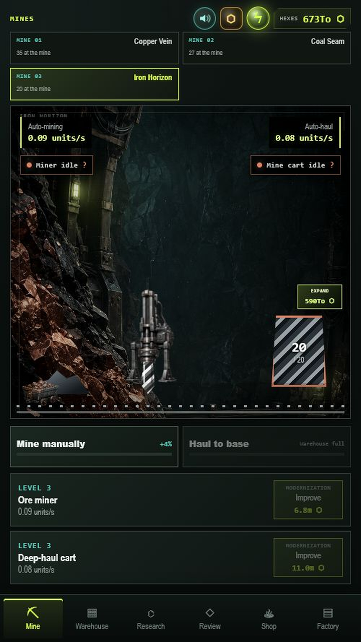 Depth Shaft Idle screenshot 4
