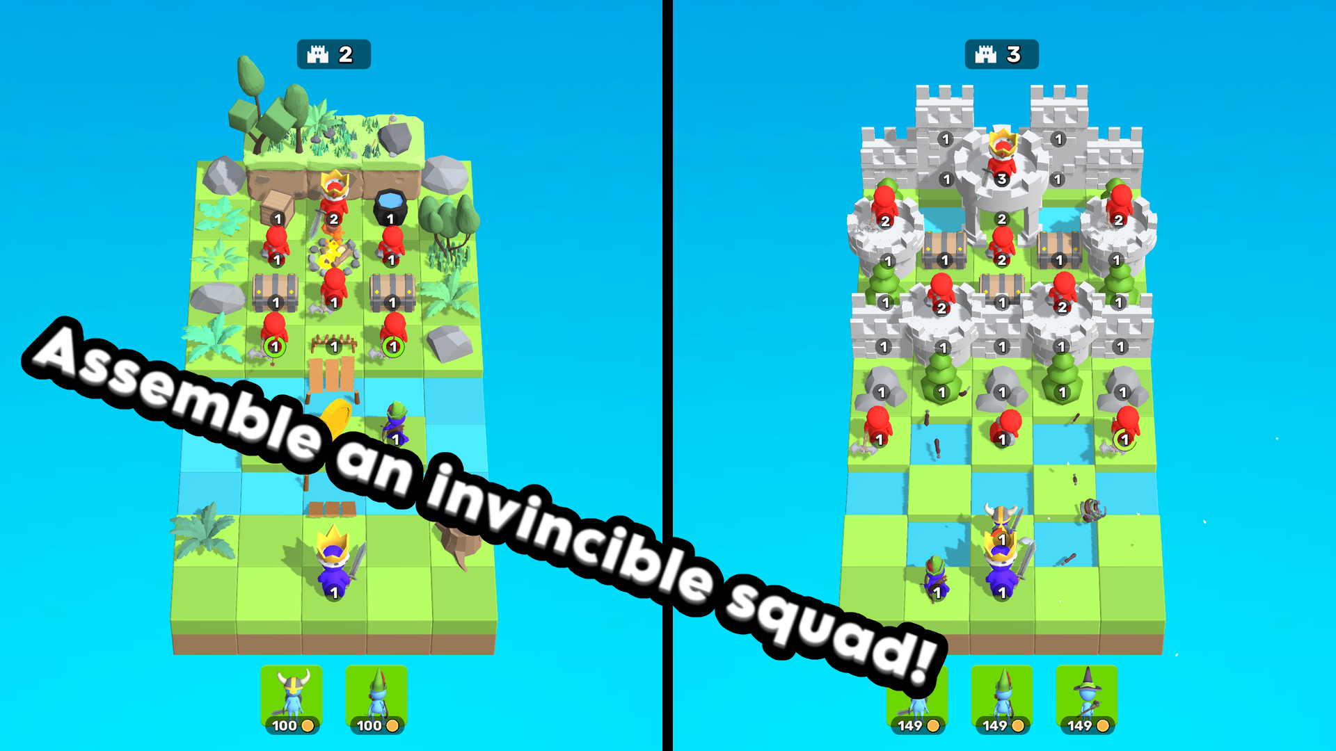Castle Wars: Cell Battle — screenshot 1