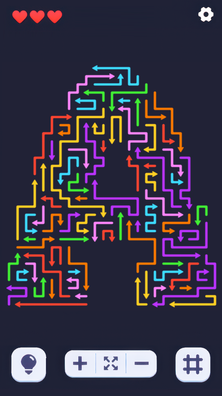 Color Arrows: Maze screenshot 7