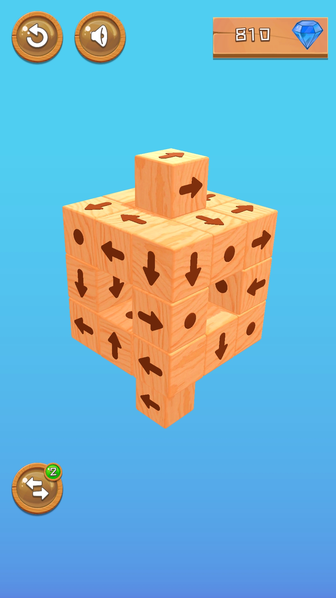 Disassemble the Cube: Wooden in 3D! screenshot 4