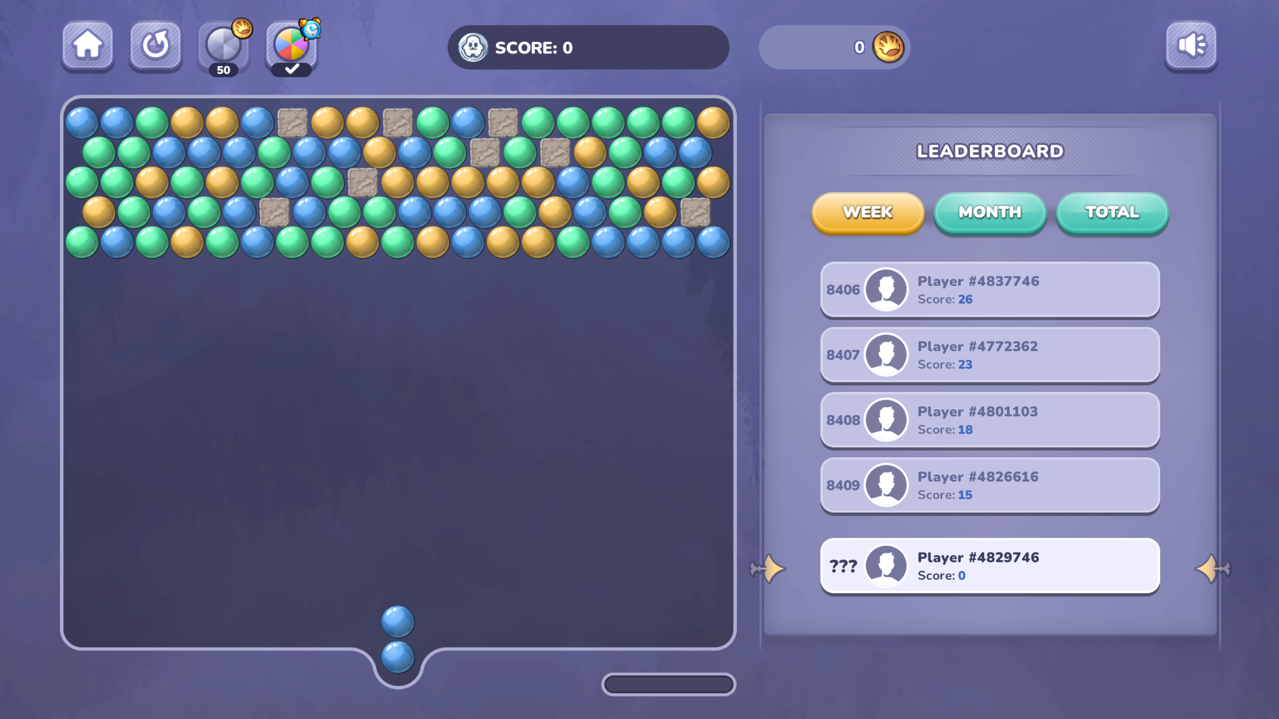 Namby-Pamby Explode the bubbles screenshot