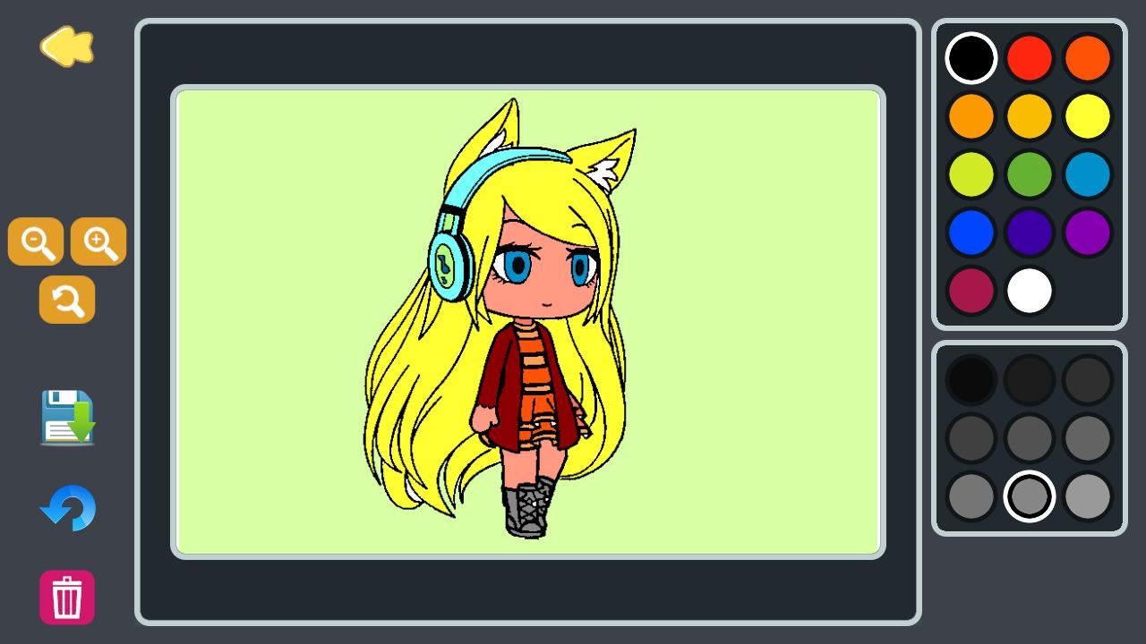 Coloring Gacha Life screenshot