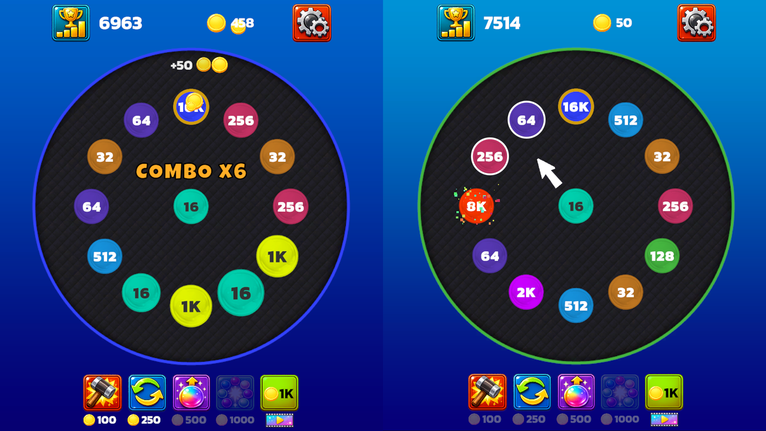 2048 Circle Merge — screenshot 3