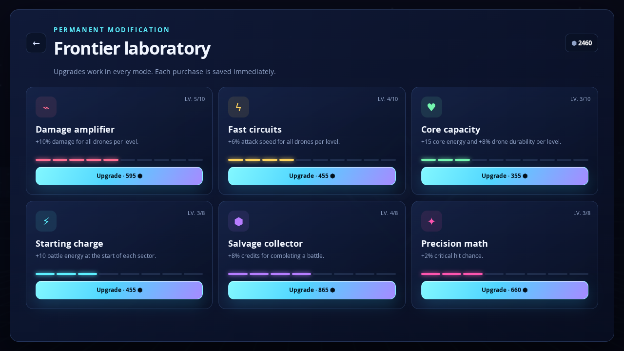 Neon Frontier: Merge Defense — screenshot 5