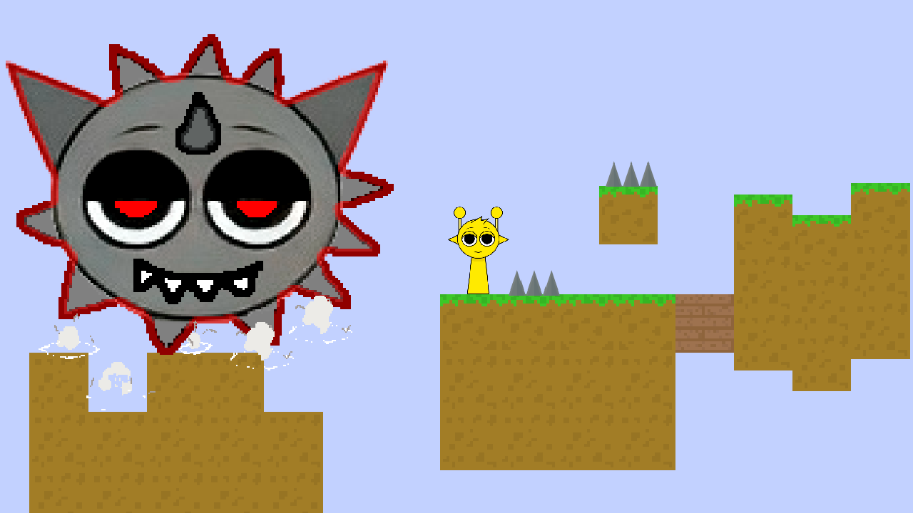 Run away from Sprunki Eater screenshot