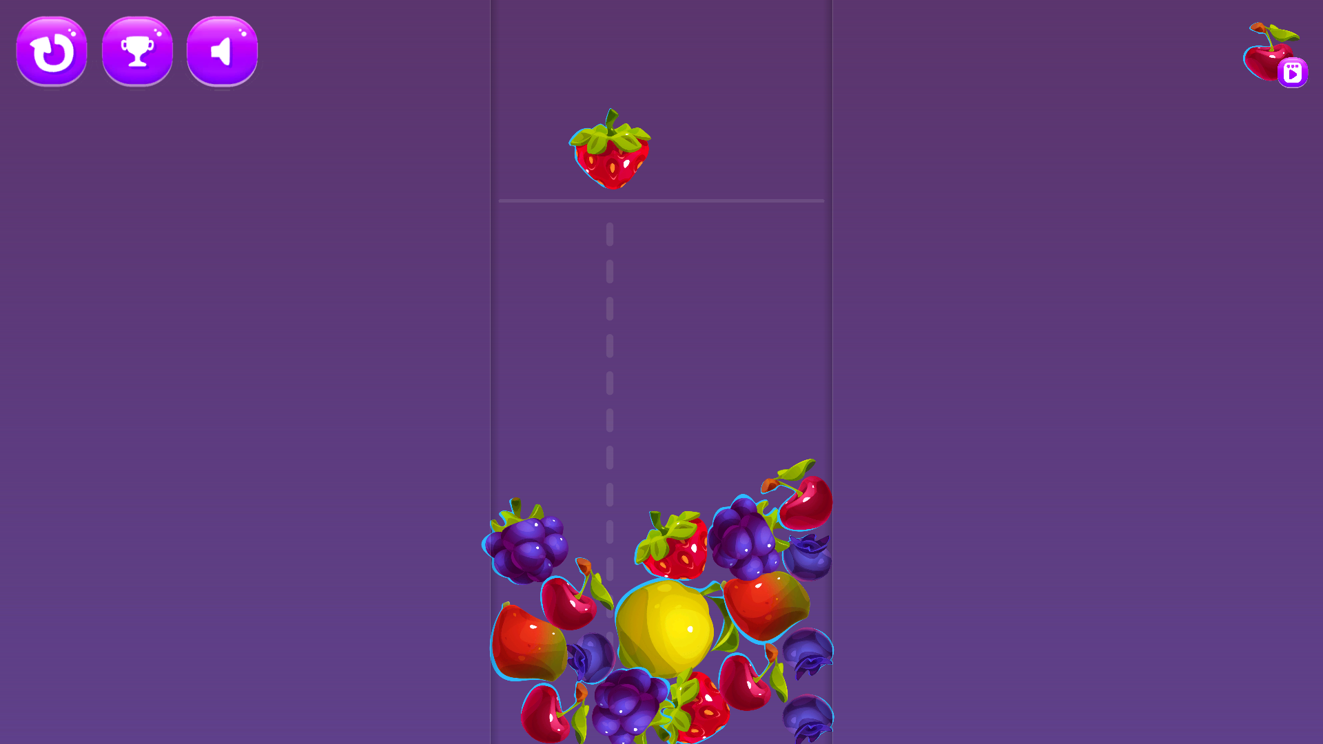 Merge the fruits to reach the watermelon screenshot