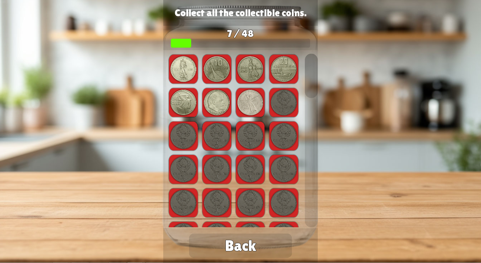 Open coins and collect the collection. — screenshot 3
