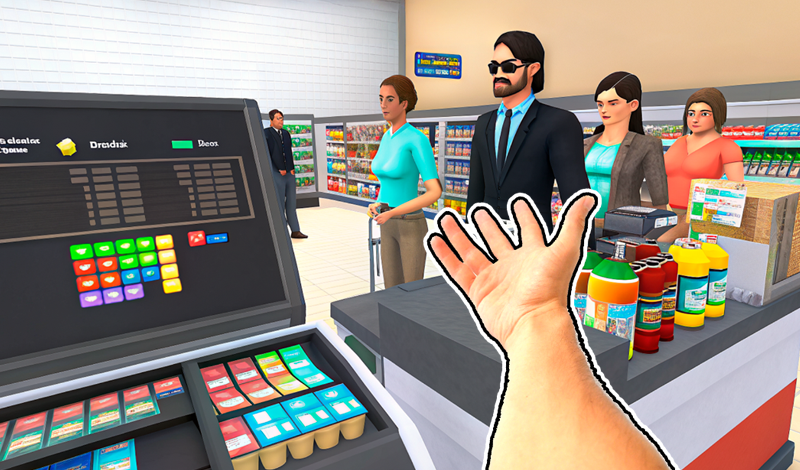 Supermarket Simulator: 3D Business game cover