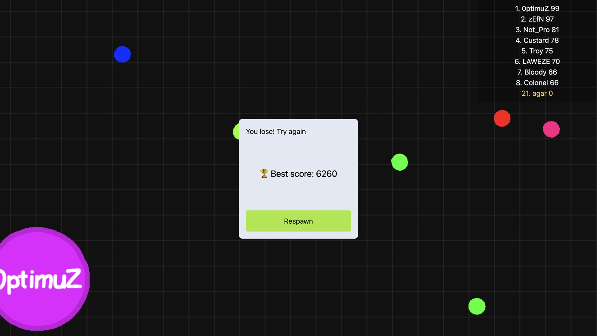 The Real Agar screenshot