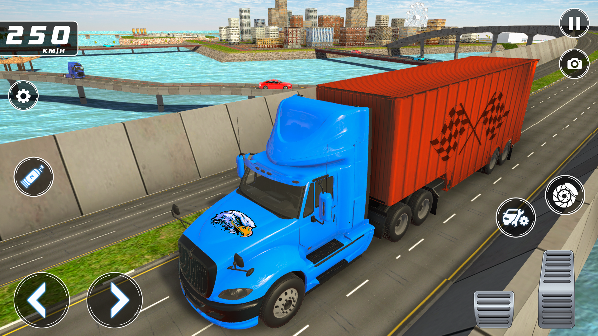 American Truck Driving Simulator — скриншот 3