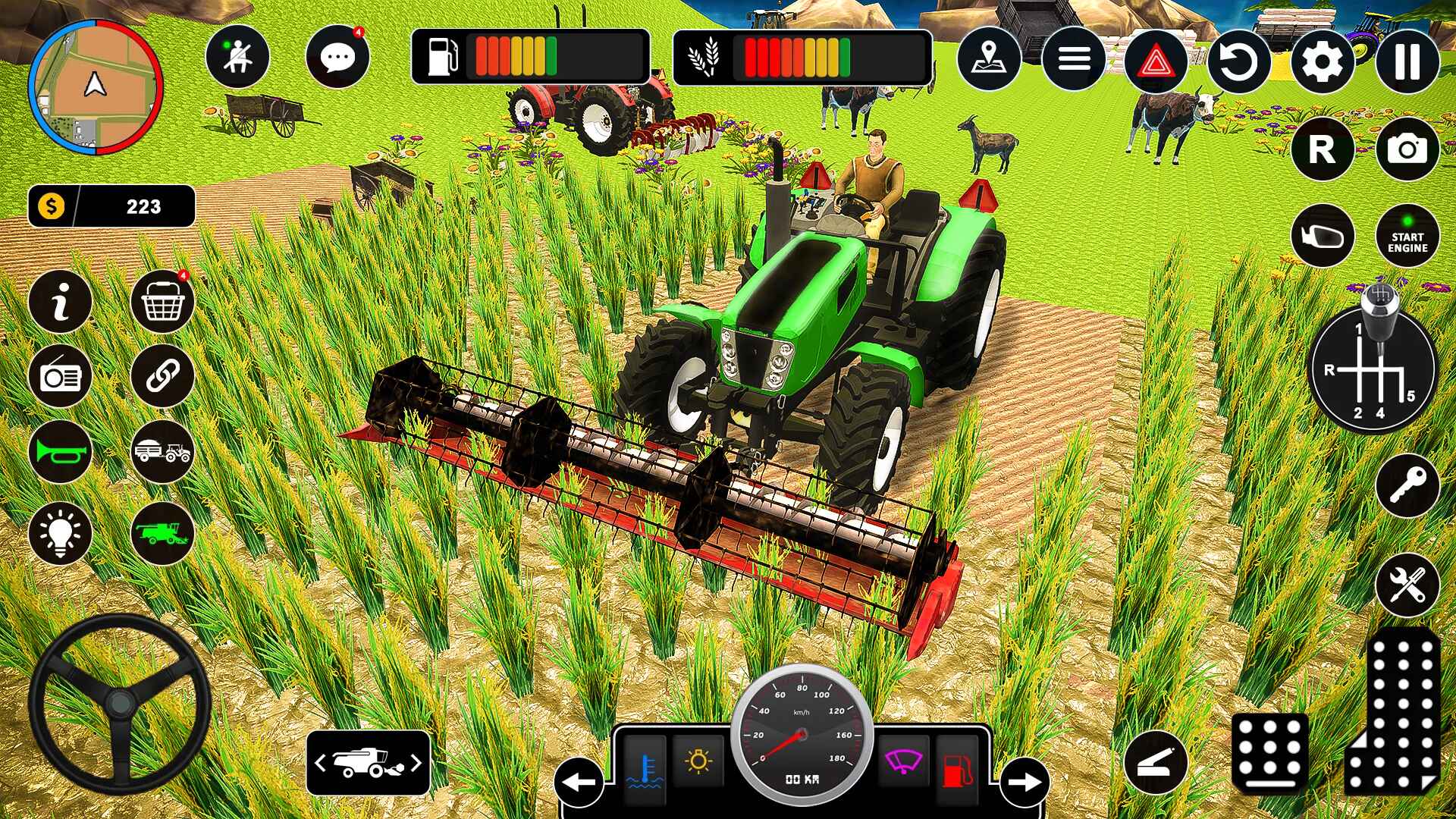 Real Tractor Farming Simulator: Village Harvest 3D — screenshot 4
