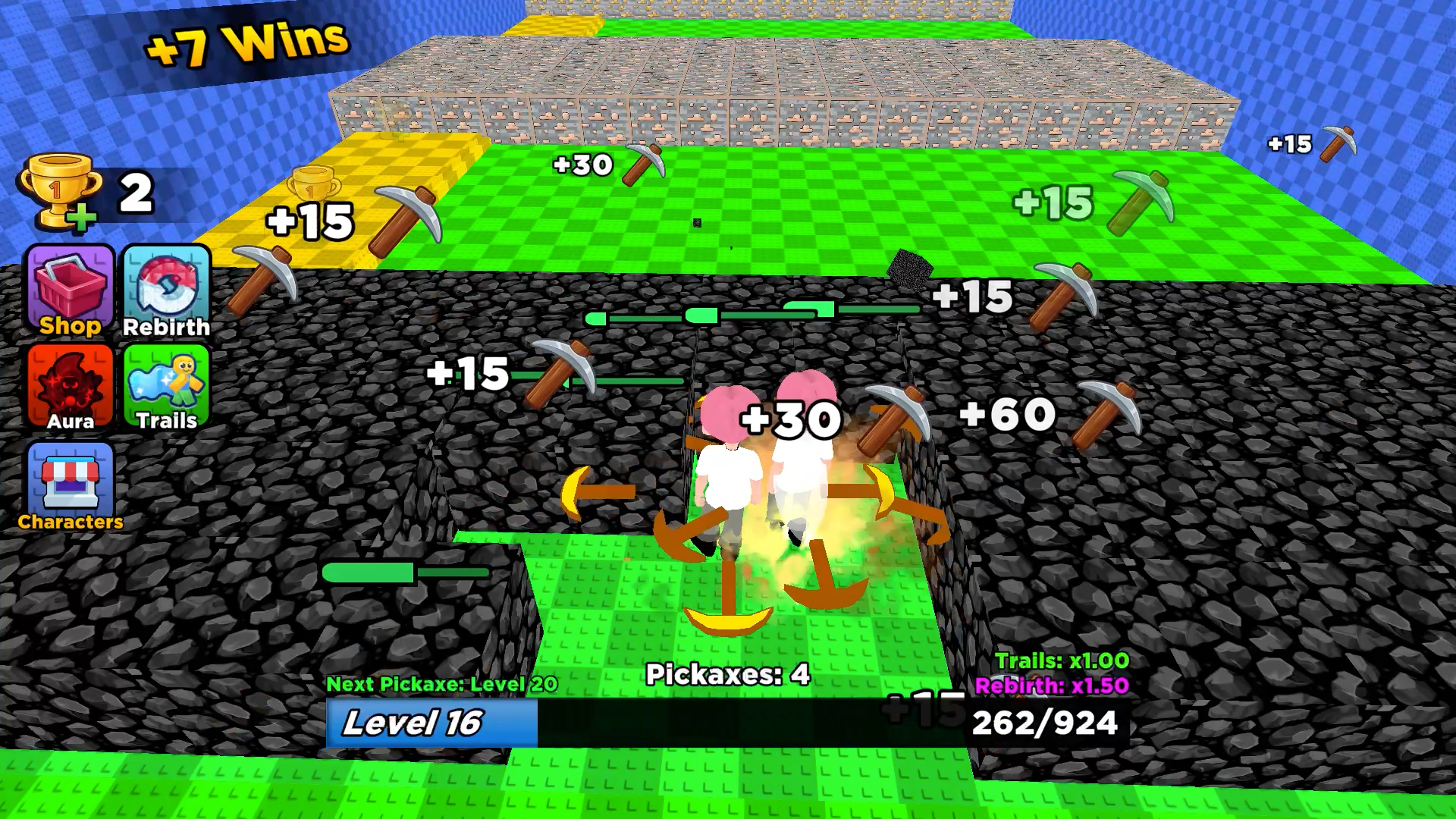 Obby: +1 Pickaxe for Breaking Blocks screenshot
