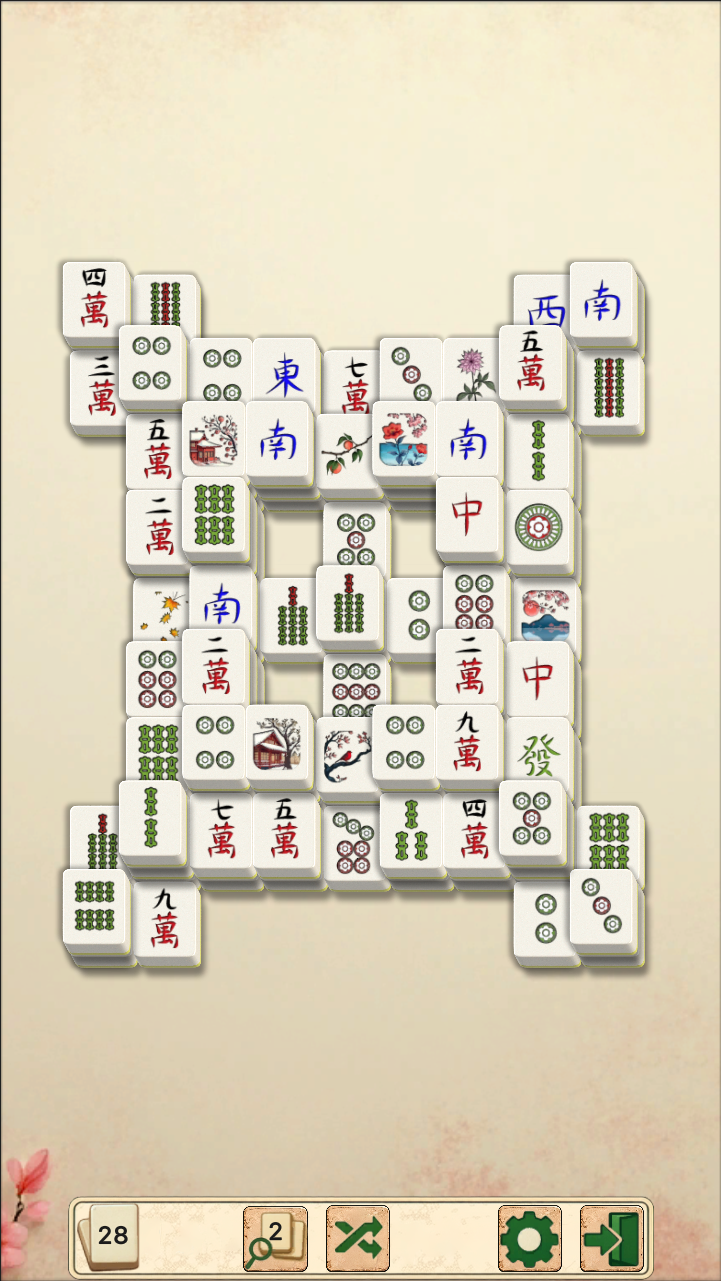 Mahjong Sakura Garden screenshot 3