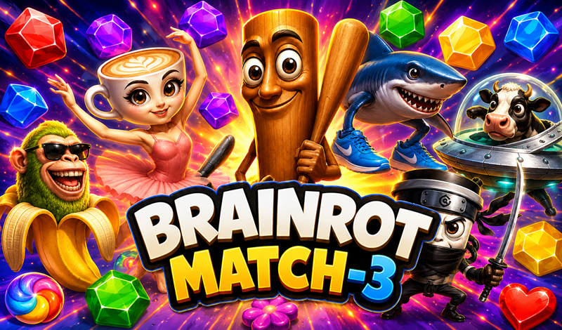 BrainRot Match-3 game cover