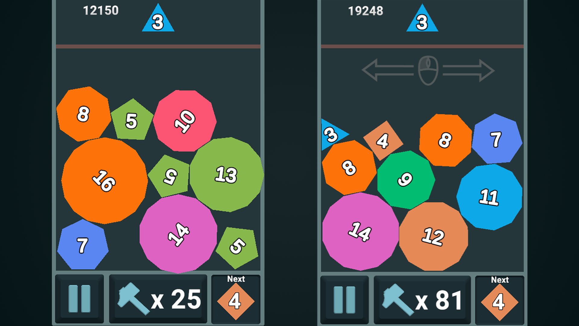 Shape Evolution: 2048 Number Merge screenshot 3