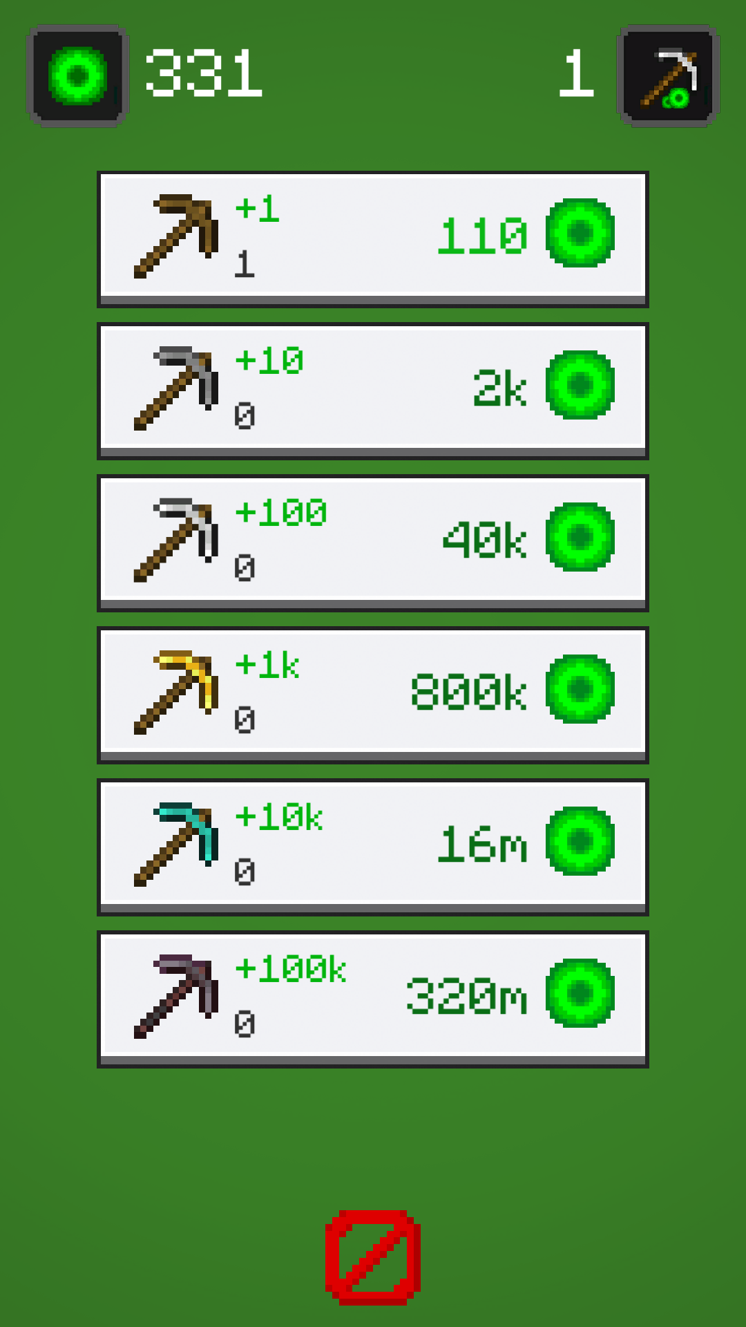 Minecraft Clicker: Block Fever screenshot 8