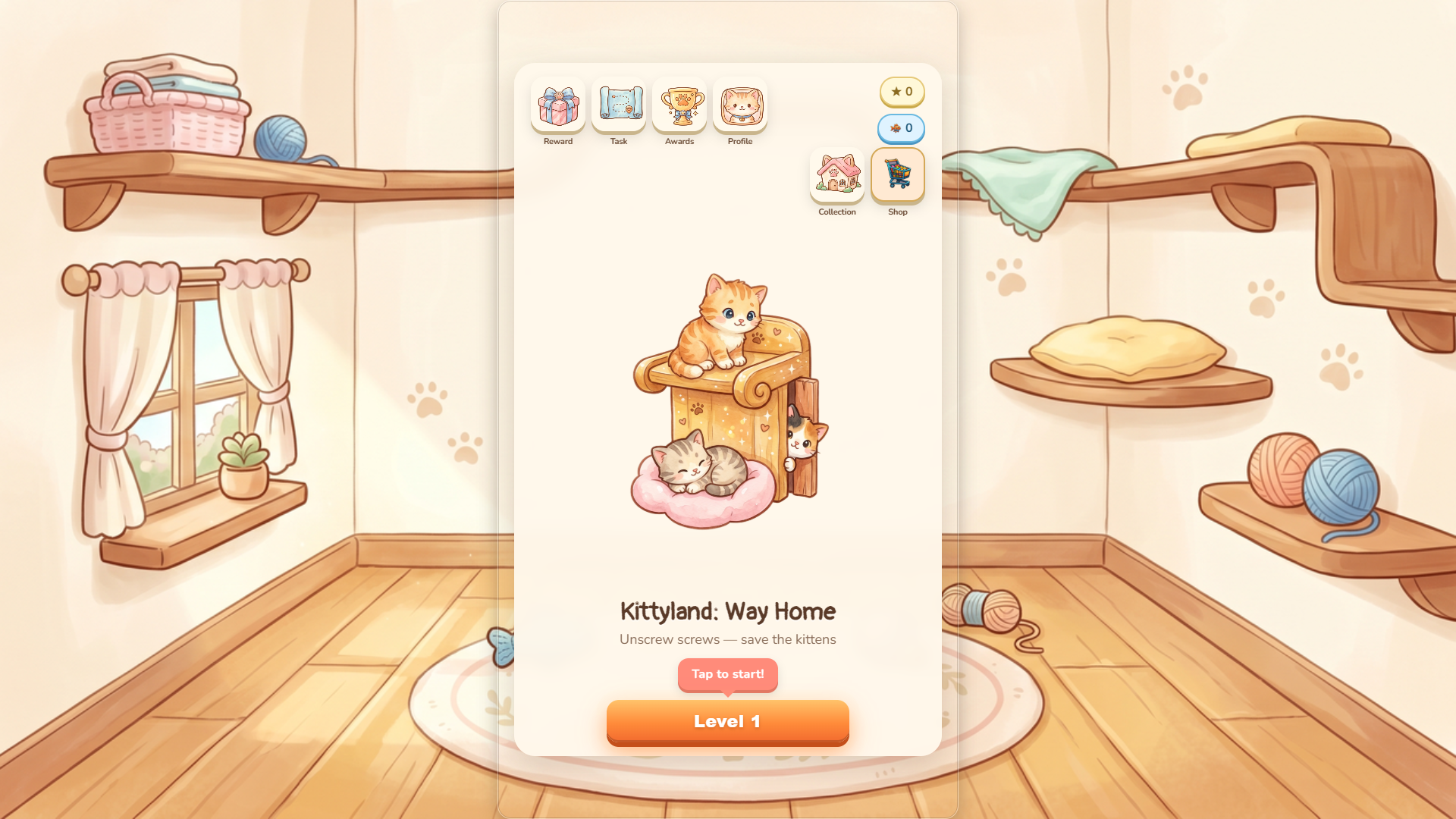 Kittyland: Way Home — screenshot 1