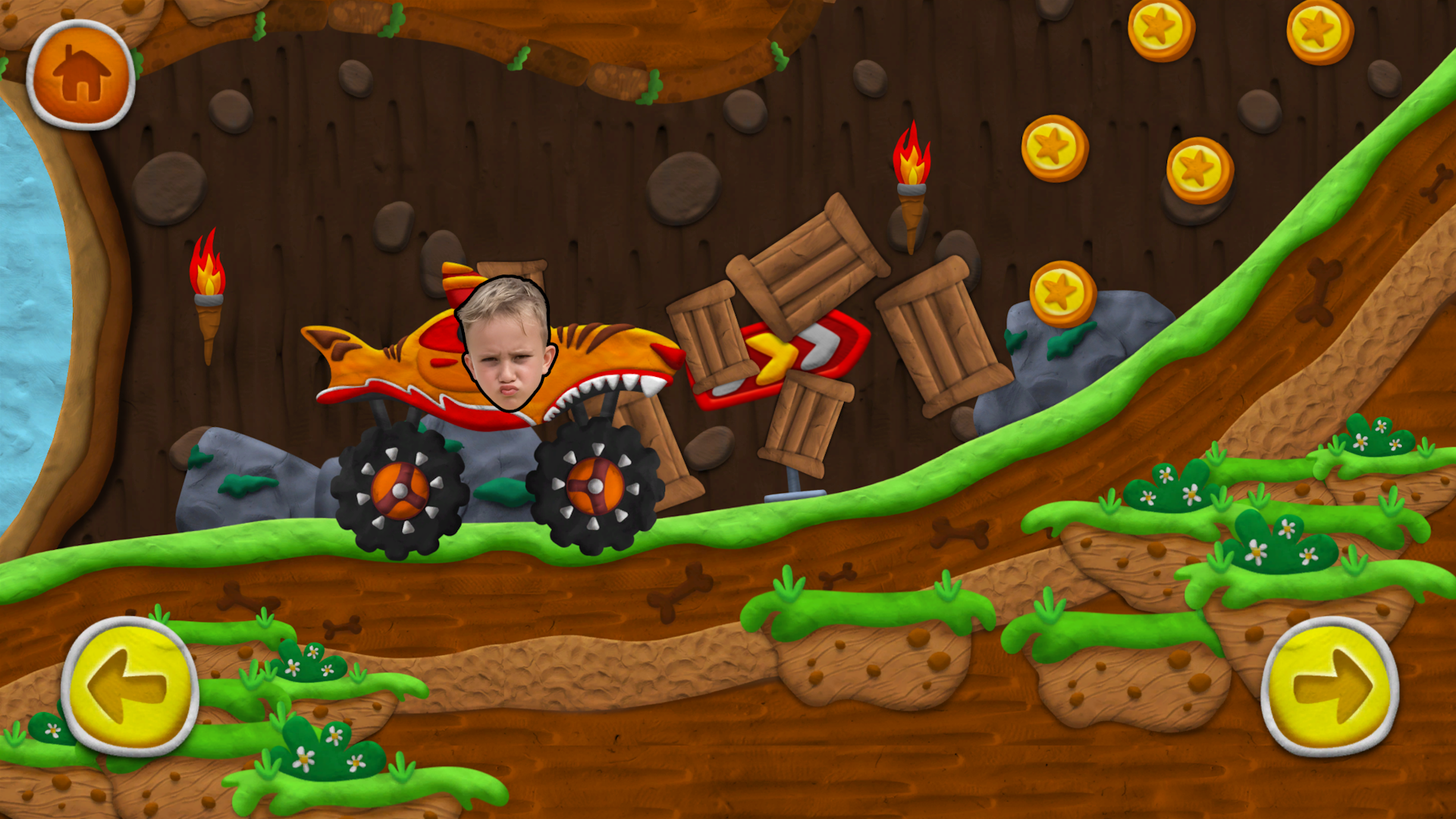 Vlad and Niki: Plasticine cars screenshot