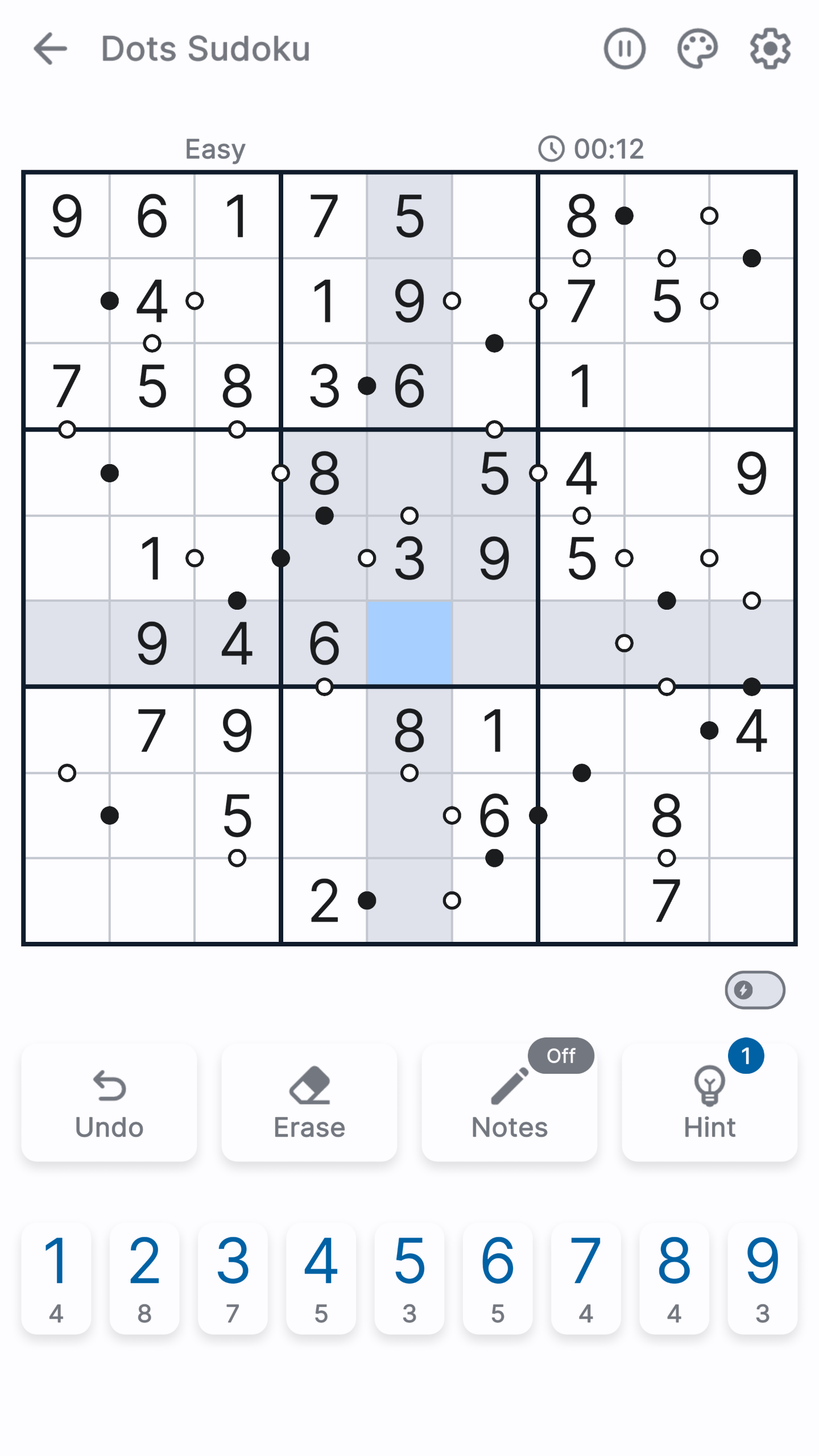 Dots Sudoku screenshot 3