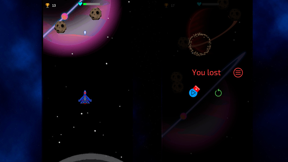 Captain Space - Screenshot 1