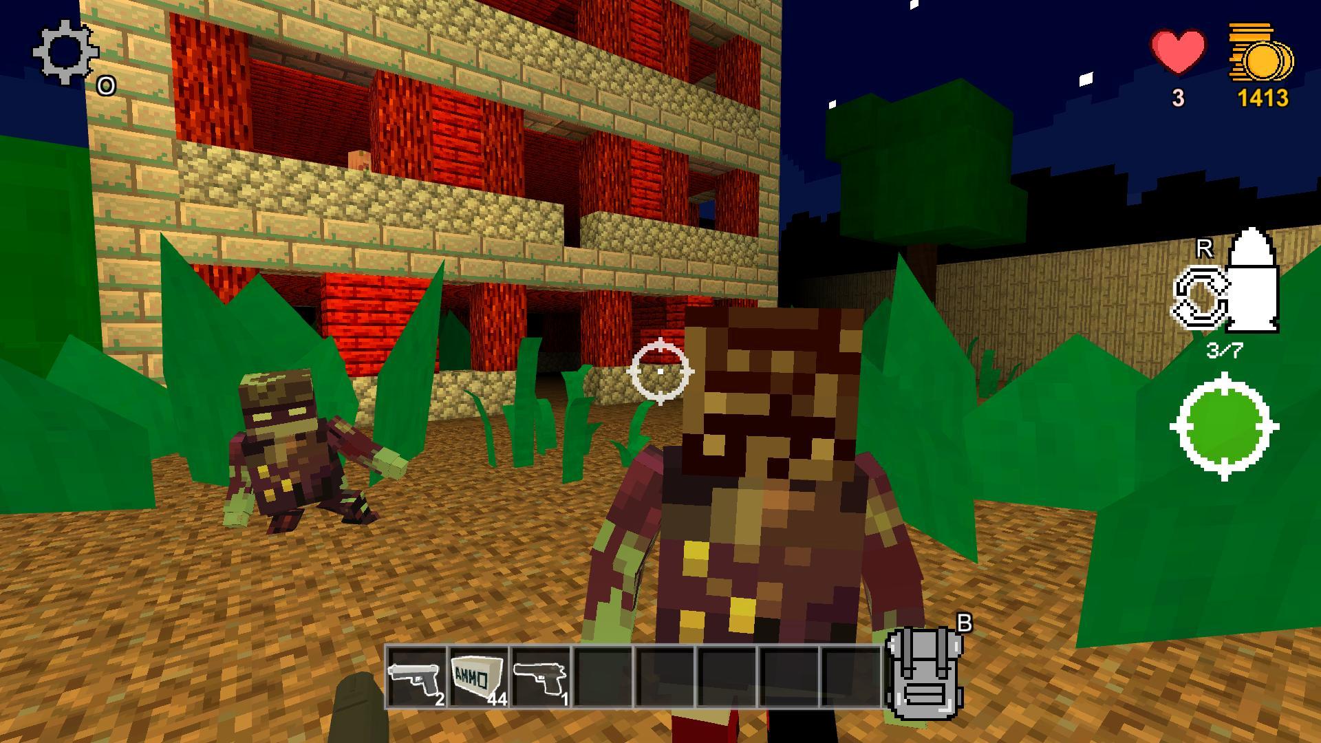 Zombies are attacking. Emma saves her friends. screenshot