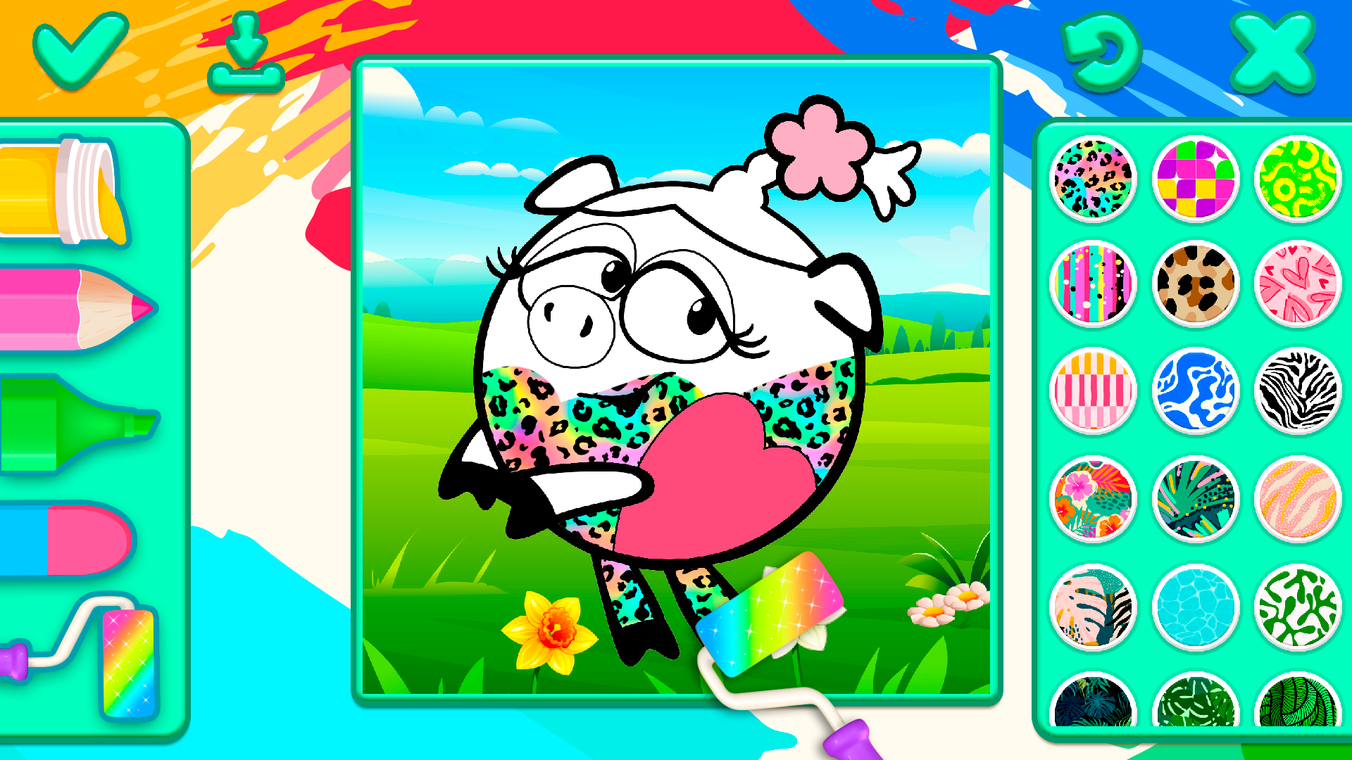 Раскраски для детей: Мультики — screenshot 1