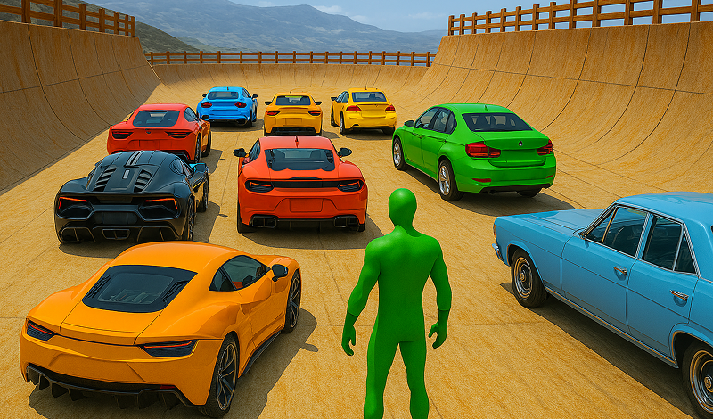 Mega Ramp Stunt game cover